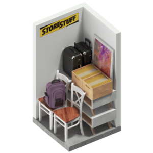 Blueprint of a large XL locker at StoreStuff Wellington, perfect for extra-large storage requirements, including oversized items and comprehensive storage solutions.