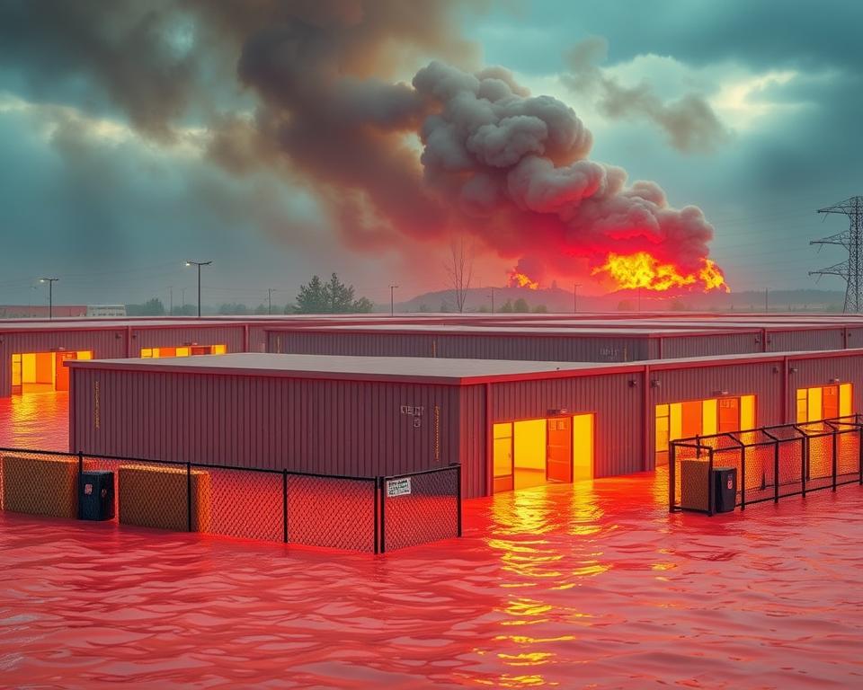 flood and fire protection for storage units